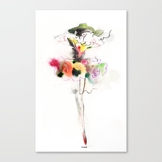 woman fashion Canvas Print