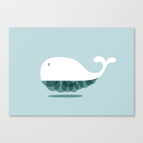 WHALE Canvas Print