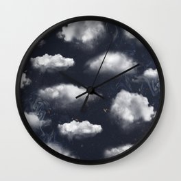 Cloudy Sky Weather Wall Clock