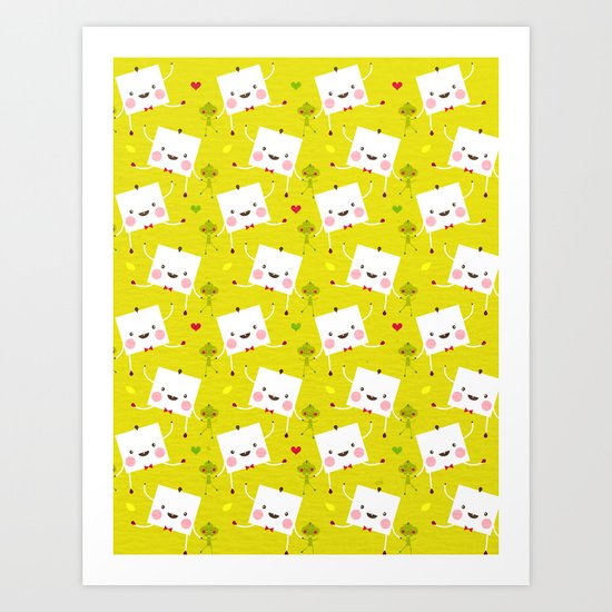 I love Veggies Art Print
