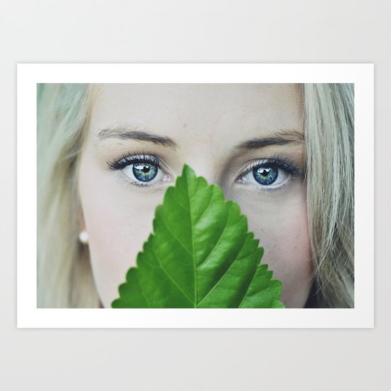 Blue World Art Print