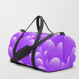 Sending Love-Purple Heart Duffle Bag