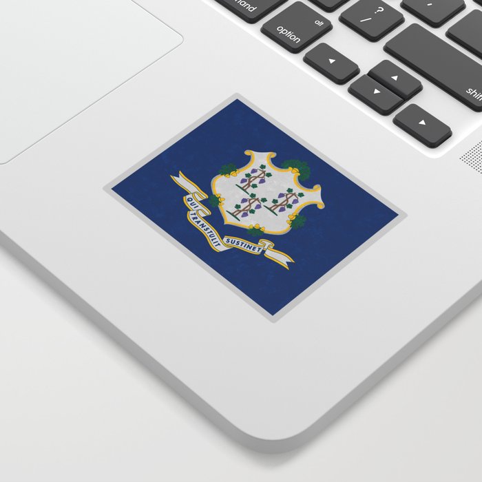 State flag of Connecticut Sticker