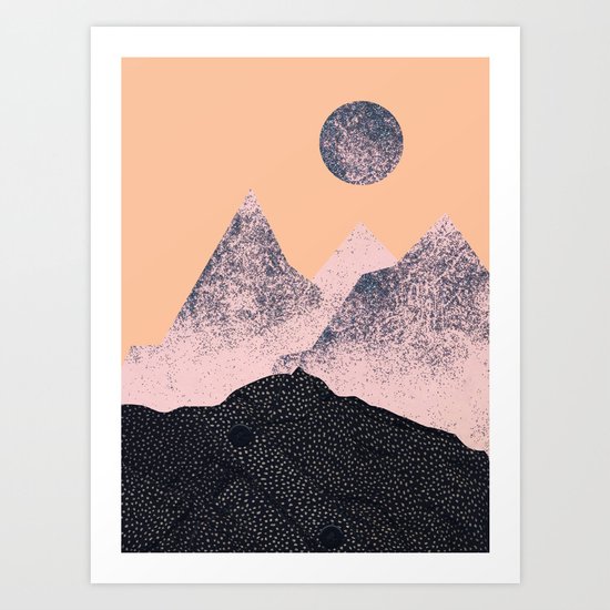 One Day Everything Will Happen – Collage Glitter Art Art Print