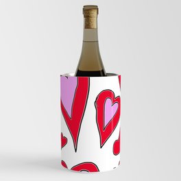 Hearts Drawing  Wine Chiller