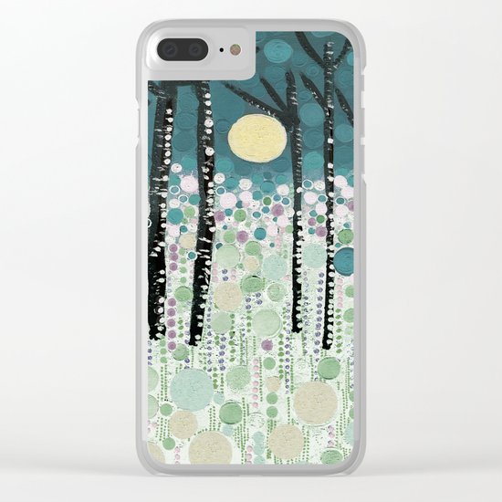 :: Moonlight Kiss :: Clear iPhone Case