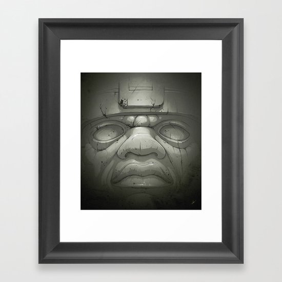 Olmeca I. Framed Art Print