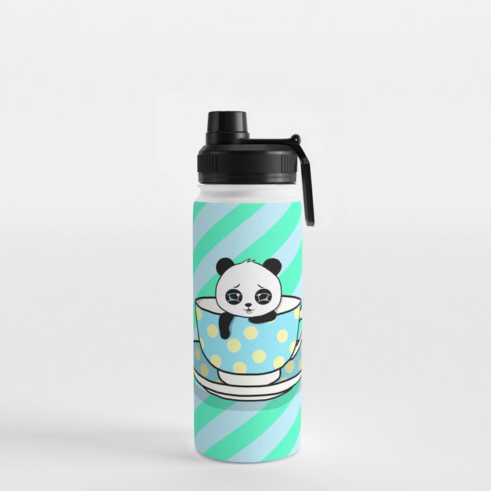 A Tired Panda Water Bottle