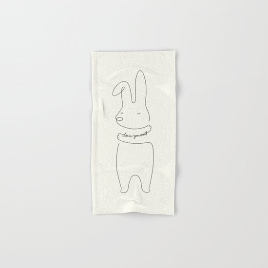 Love Yourself - Bunny Hand & Bath Towel
