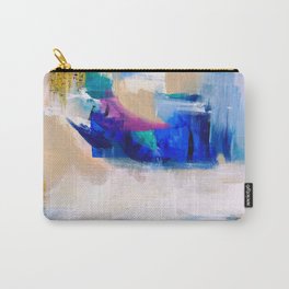 Veiled Carry-All Pouch | Abstract, Acrylic, Painting, Contemporary 