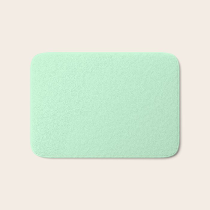 Matching Mint Green Bath Mat by LovelyLifestyle Society6