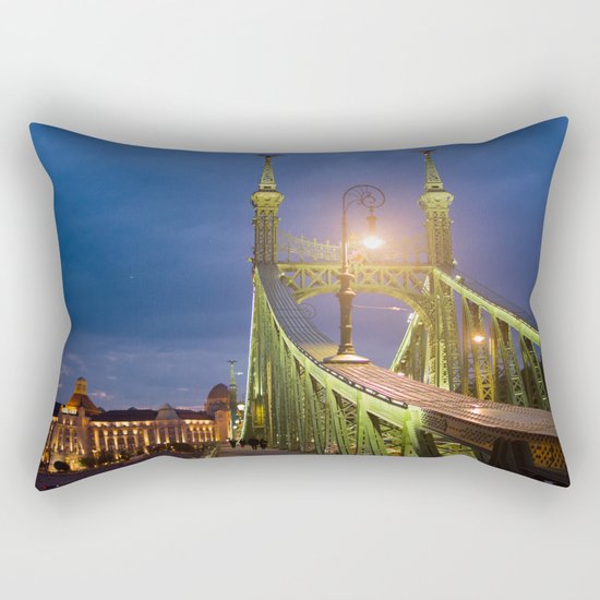 Budapest Bridge Rectangular Pillow