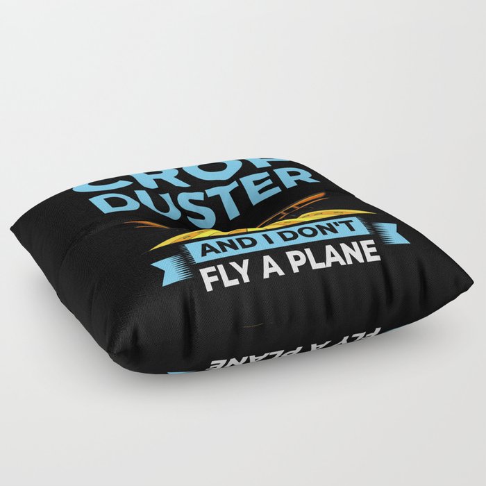 Crop Dusting Plane Rc Drone Airplane Pilot Floor Pillow