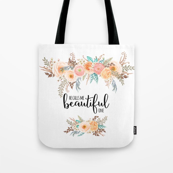 He Calls Me Beautiful One Song Of Solomon 2 10 Tote Bag