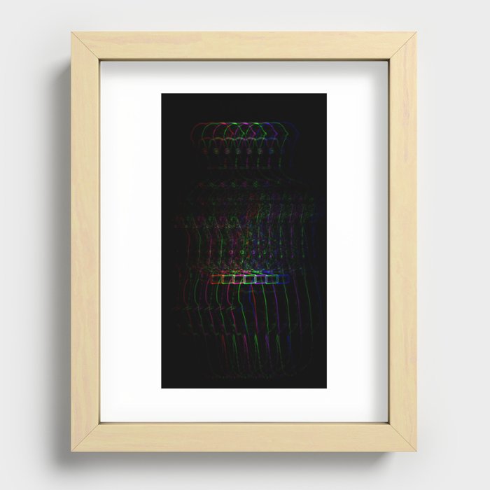 Abstract Human. Recessed Framed Print