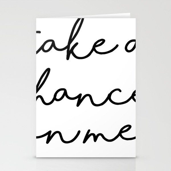 Take a Chance on Me Stationery Cards