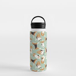 beagle scatter mint Water Bottle