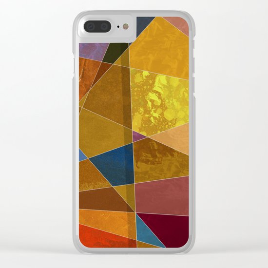 Abstract #331 Clear iPhone Case