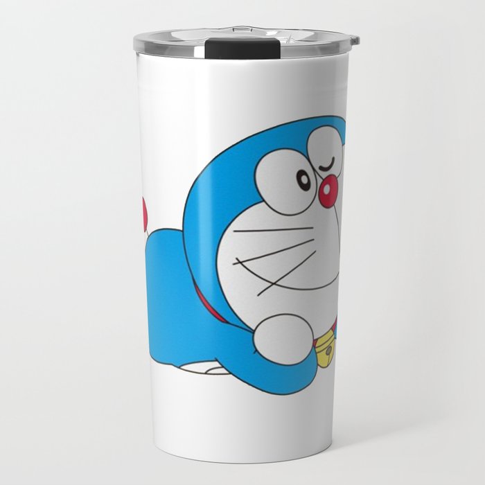 Doraemon Throw Pillow Travel Mug