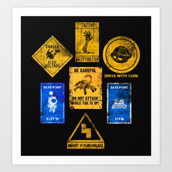 USEFUL SIGNS Art Print