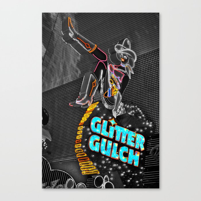 Glitter Gulch  Canvas Print