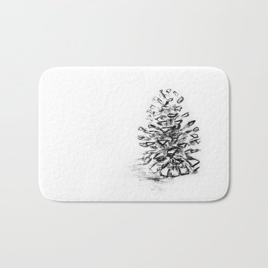 Pine Cone Bath Mat