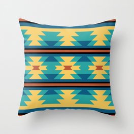 Southwestern Pattern 122 Throw Pillow