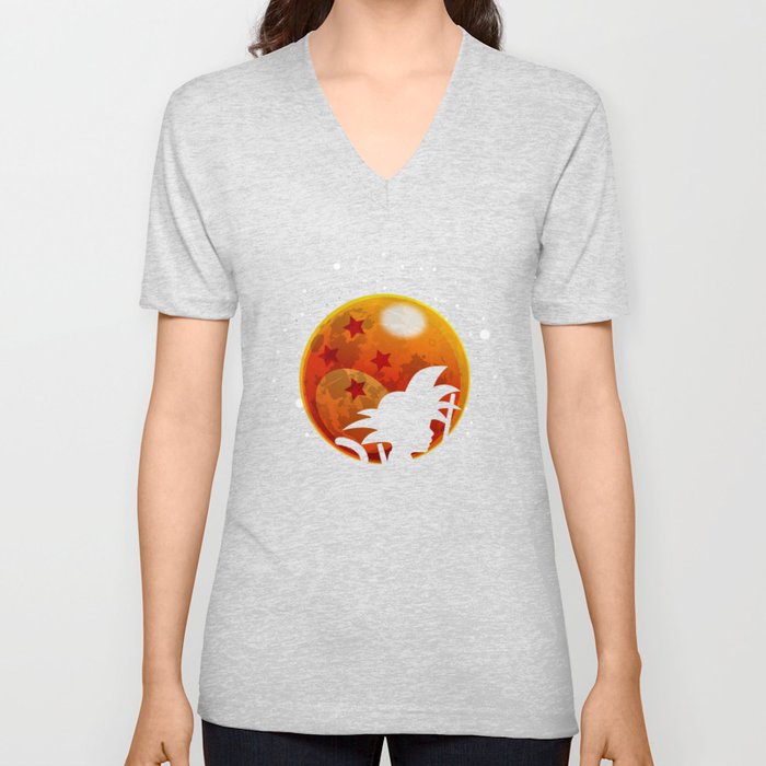 The Moon Child V Neck T Shirt