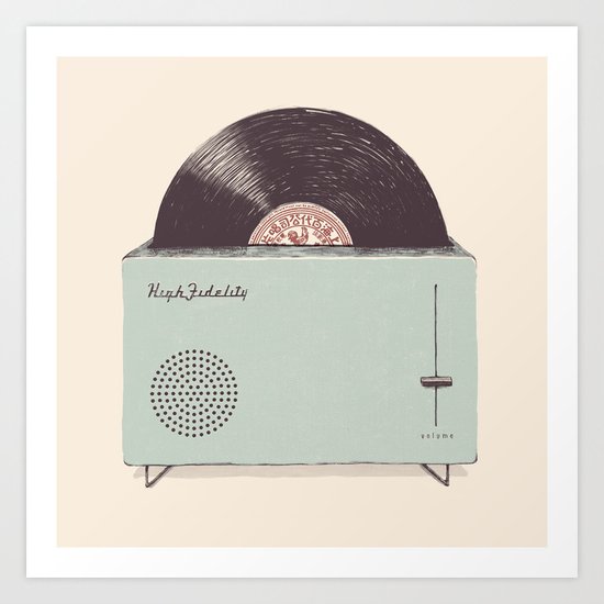High Fidelity Toaster Art Print