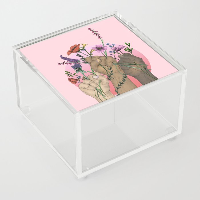 Women Bloom When They Stand Together Acrylic Box