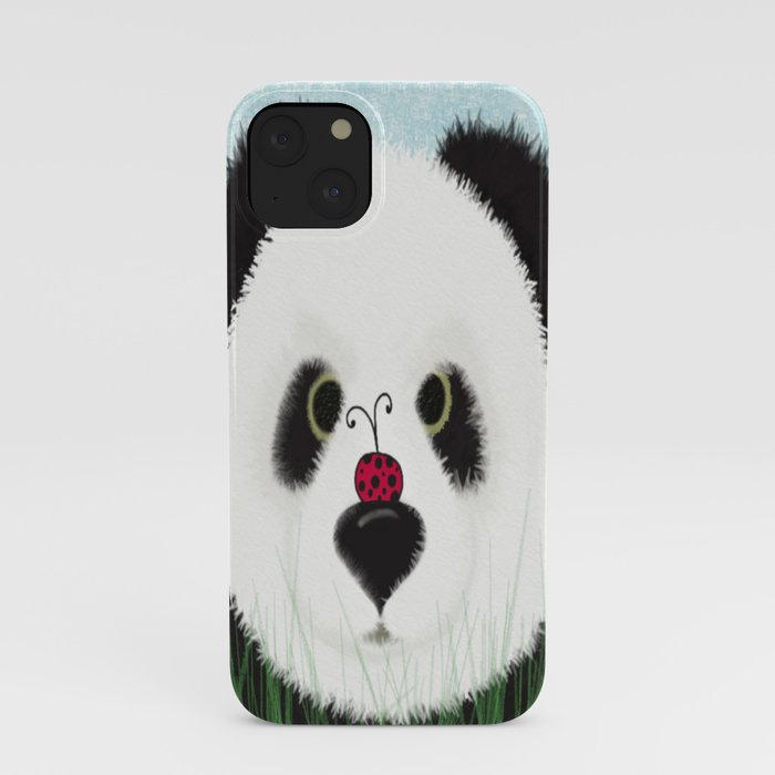 The Panda Bear And His Visitor iPhone Case
