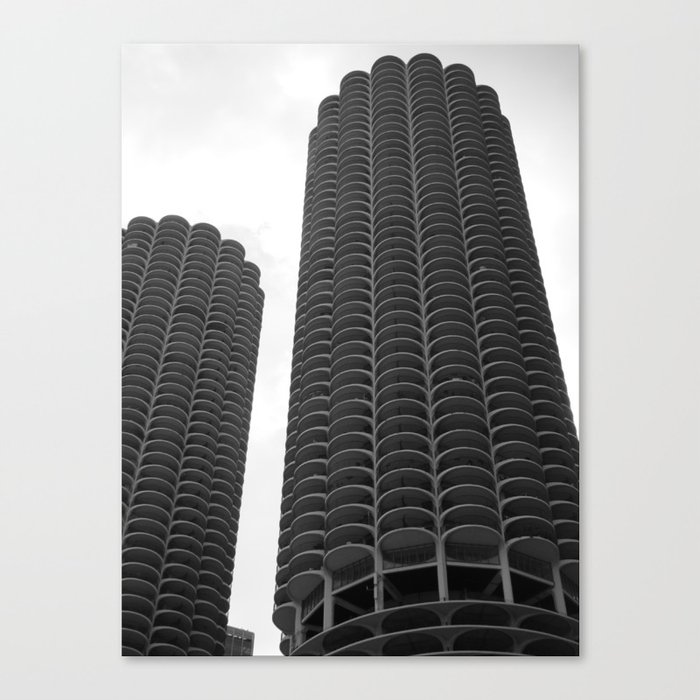 Chicago Marina Towers Canvas Print