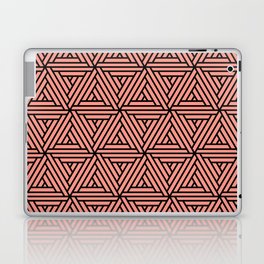Black and Pink Geometric Shape Mosaic Pattern 2 Pairs DE 2022 Popular Color Adobe Avenue DE5137 Laptop Skin