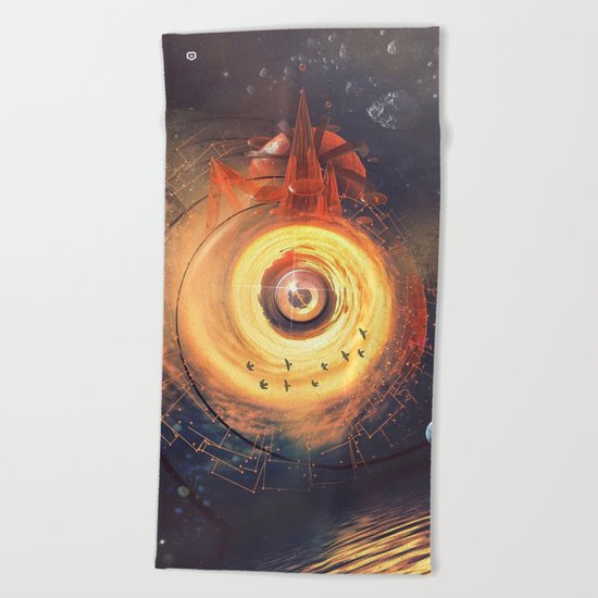 dyrk psylynss Beach Towel