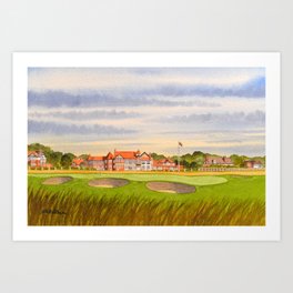 Royal Liverpool Golf Course 18th Hole Art Print