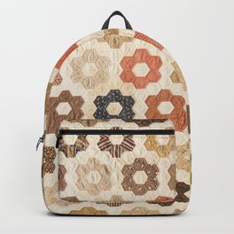 Vintage Multicolor Patchwork Quilt Backpack