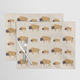 Bison And Baby (Autumn) Placemat