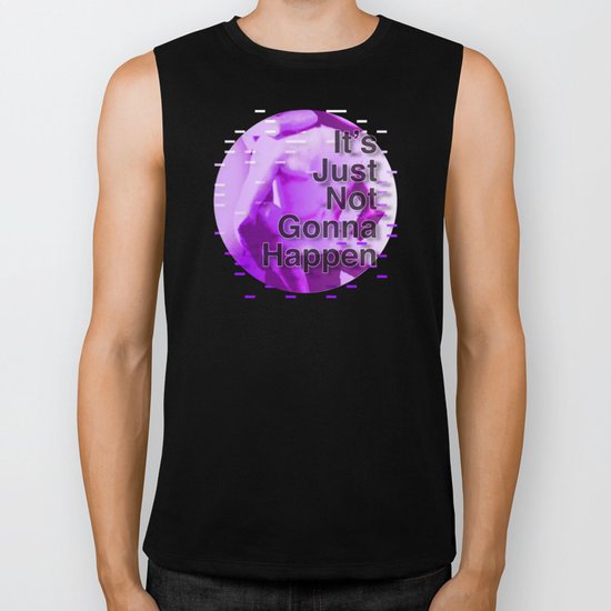 It's Just Not Gonna Happen < The NO Series (Purple) Biker Tank
