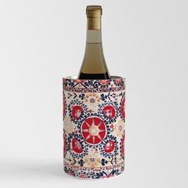 Shakhrisyabz Suzani Southwest Uzbekistan Embroidery Print Wine Chiller