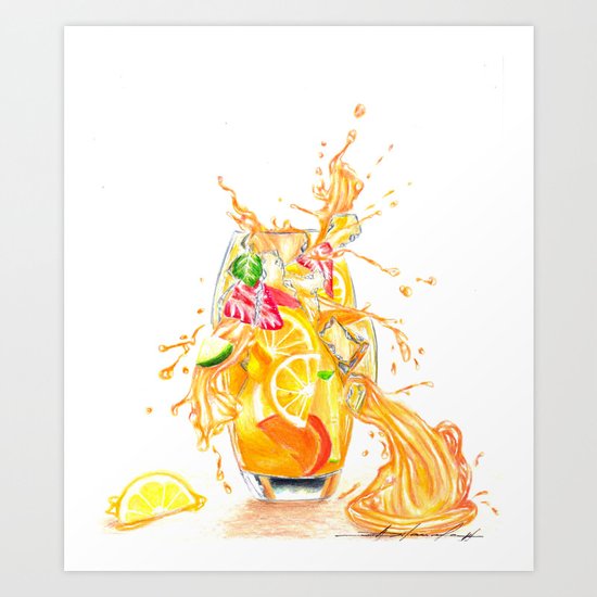 Summer Burst Art Print