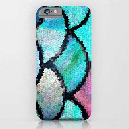 turquoise mosaic iPhone & iPod Case