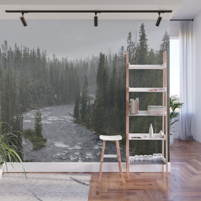 Yellowstone Forest - Nature Photography Wall Mural