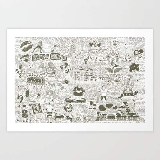 Love Stories Art Print
