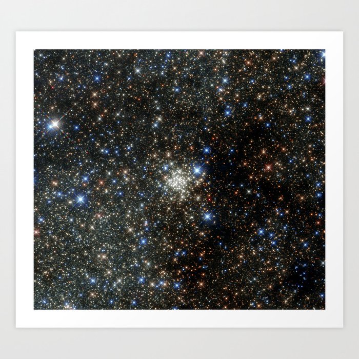 Hubble Peers into the Most Crowded Place in the Milky Way Art Print