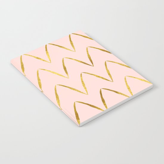 Pink Gold Foil 05 Notebook