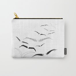 Eyebrows Flying Away Like Birds Carry-All Pouch