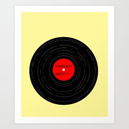 Born to Run Vinyl Art Print