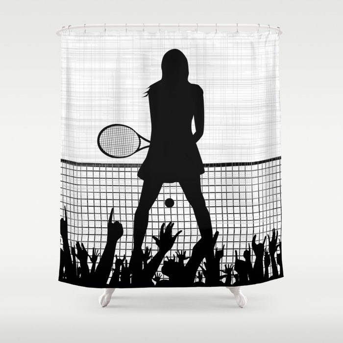 Tennis Ace Shower Curtain