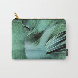 Gladioli Green Carry-All Pouch