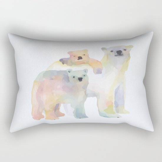 Polar bears Rectangular Pillow